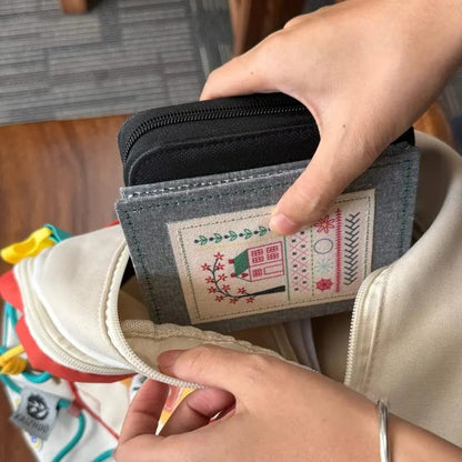 🌈 Beginner-Friendly Portable Embroidery Stitch Book & Professional Sewing Kit