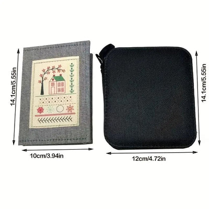 🌈 Beginner-Friendly Portable Embroidery Stitch Book & Professional Sewing Kit